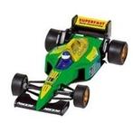 Modelauto Formule 1 wagen groen 10 cm - Modelauto