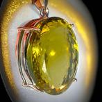 Buitengewone citroenkwarts - ovale edelsteen - 165 karaat -