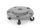 Trolley voor ronde afvalbak | 4 wielen | ø45,5cm, Verzenden, Nieuw in verpakking, Reinigen