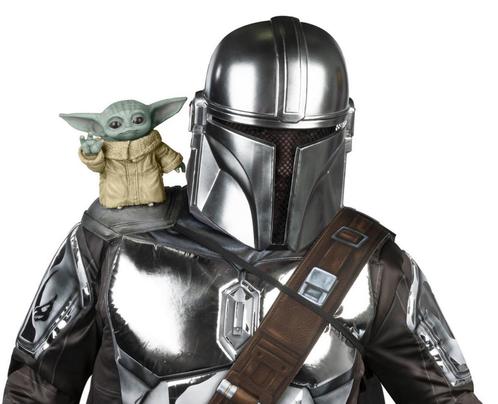 Baby Yoda Schouderzitter Mandalorian, Hobby en Vrije tijd, Feestartikelen, Nieuw, Verzenden