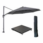Garden Impressions Hawaii zweefparasol Ø350 cm carbon black, Verzenden, Nieuw