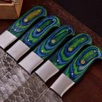 Keukenmes - Chefs knife - Pakka hout en Damascus staal -