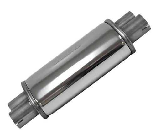 Demper 51mm dubbel ovaal 185/115mm 315mm lang RVS Simons, Auto-onderdelen, Overige Auto-onderdelen, Ophalen of Verzenden