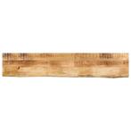 vidaXL Tafelblad met natuurlijke rand 160x20x3,8 cm massief, Huis en Inrichting, Tafels | Eettafels, Verzenden, Nieuw