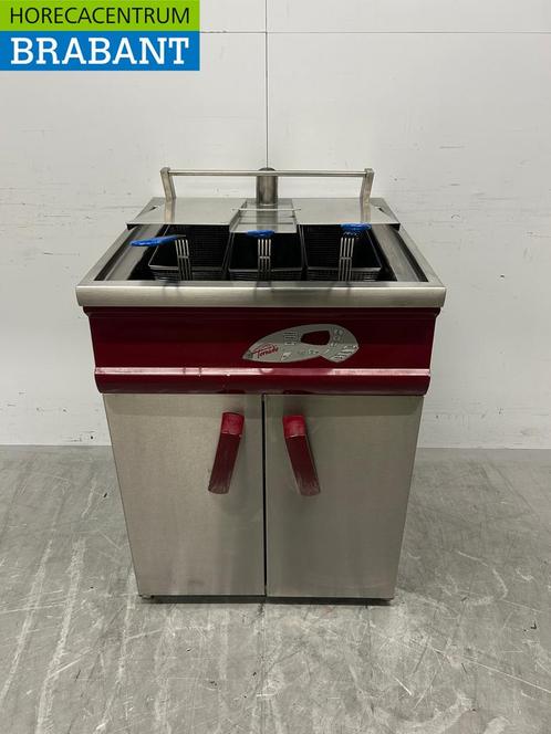 RVS Hegro Tornado Friteuse Frituur 24 liter GAS + 230V, Zakelijke goederen, Horeca | Keukenapparatuur, Gebruikt, Ophalen of Verzenden