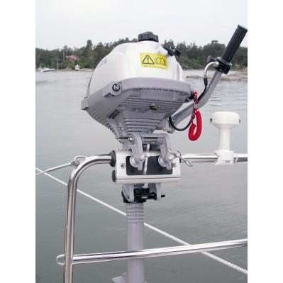 NOA Buitenboordmotor railingsteun - 25 mm - aluminium, Watersport en Boten, Buiten- en Binnenboordmotoren, Ophalen of Verzenden