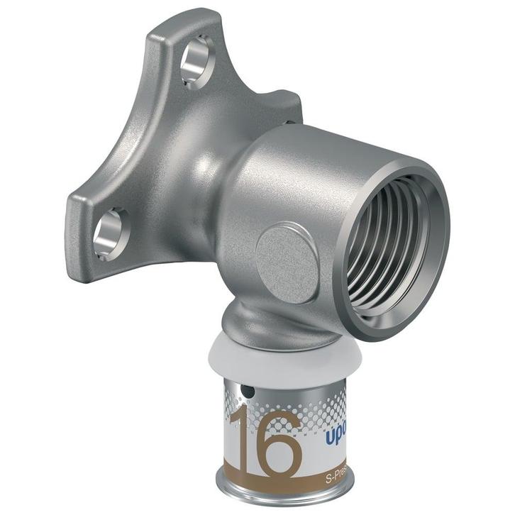 Uponor MLC perskoppeling muurplaat 16 x 1/2, Doe-het-zelf en Verbouw, Buizen en Afvoer, Ophalen of Verzenden