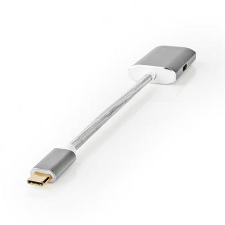 USB C naar Mini DisplayPort adapterkabel | Nedis | 0.2 meter, Computers en Software, Pc- en Netwerkkabels, Nieuw, Verzenden