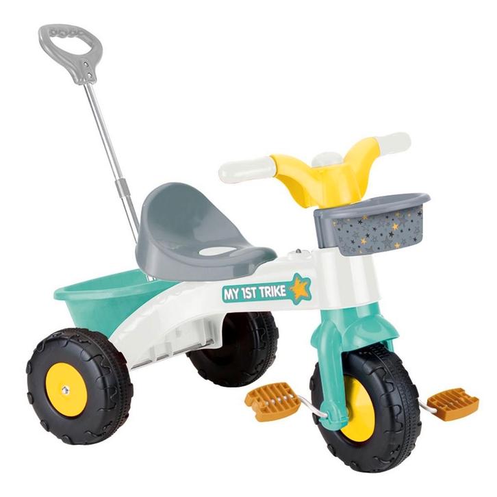 Dolu My First Trike Driewieler met Duwstang, Kinderen en Baby's, Speelgoed | Buiten | Voertuigen en Loopfietsen, Nieuw, Verzenden