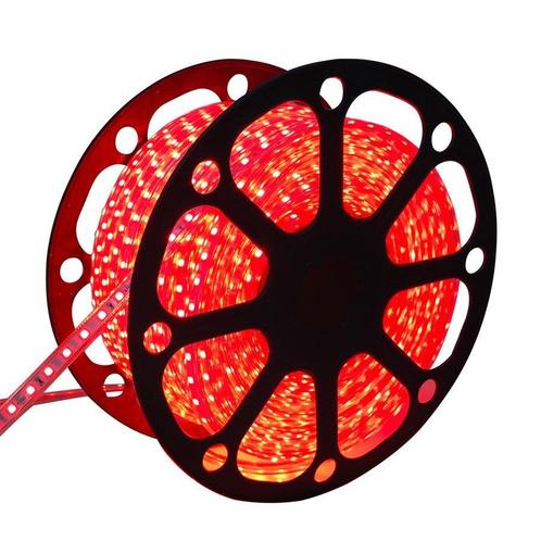 Lichtslang rood | 230V AC - 7W - 60 LEDs/m | sproeidicht IP, Huis en Inrichting, Lampen | Overige, Nieuw, Verzenden