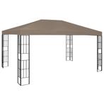 vidaXL Prieel 4x3 m taupe, Tuin en Terras, Partytenten, Verzenden, Nieuw