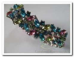 Corsage Polscorsage-armband Pop Rock Rainbow Corsage Polscor, Huis en Inrichting, Woonaccessoires | Kunstplanten en Kunstbloemen