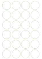 GGM Gastro | (24 stuks) Etiketten/stickers voor knijp- & |, Verzenden, Nieuw in verpakking