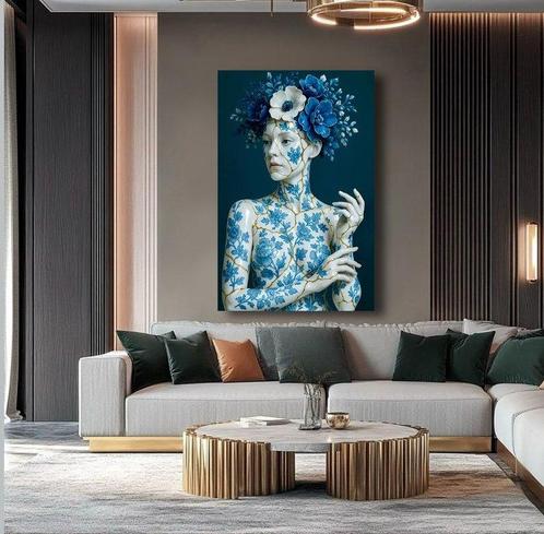 yamila velazquez - Golden Scars, Antiek en Kunst, Kunst | Schilderijen | Modern