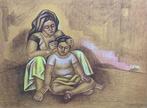 Raul Anguiano (1915-2006) - Madre con su hija