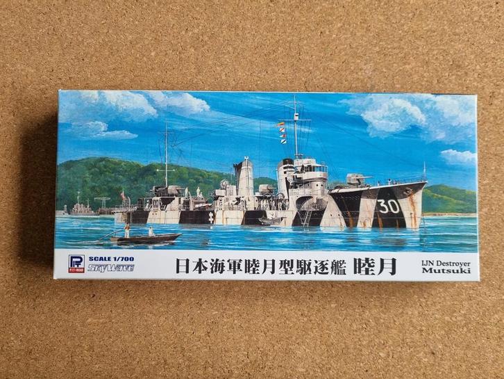 Pit-Road W173 IJN Destroyer Mutsuki 1:700, Hobby en Vrije tijd, Modelbouw | Boten en Schepen, Verzenden