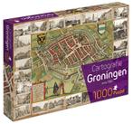 Cartografie Groningen 1000 stukjes (Steden, Puzzels), Ophalen of Verzenden, Nieuw, Overige typen