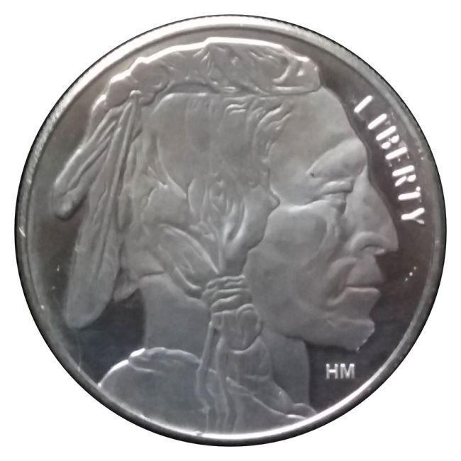 Verenigde Staten. 1 oz Highland Mint Buffalo .999 Fine, Postzegels en Munten, Edelmetalen en Baren
