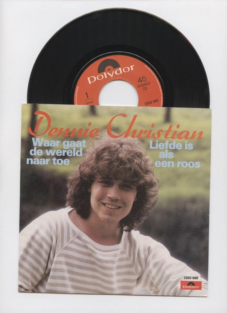 Dennie Christian – Waar Gaat De Wereld Naar Toe / Liefde Is, Cd's en Dvd's, Vinyl Singles, Ophalen of Verzenden