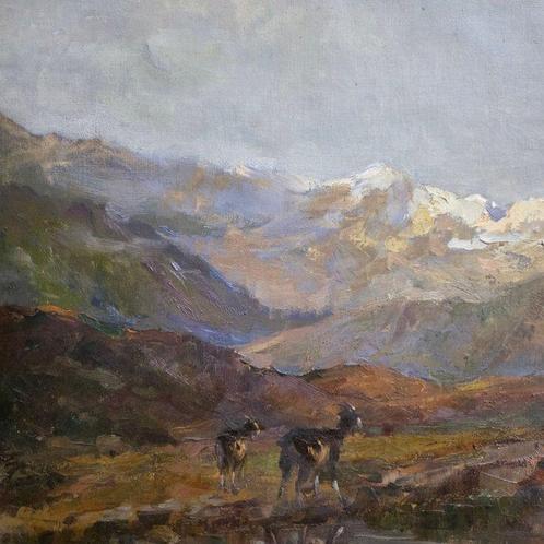 Leonardo Roda (1868-1933) - Paesaggio, Antiek en Kunst, Kunst | Schilderijen | Klassiek
