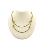 Gouden ketting met bolletjes, Ophalen of Verzenden, Gebruikt, Overige kleuren, Goud