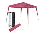 Veiling - Inklapbare Partytent Vivara - 3 x 3m - Rood, Nieuw