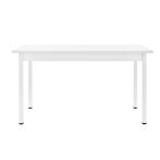 Eettafel Den Haag 140x60x75 cm voor 6 stoelen wit, Nieuw, Verzenden