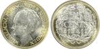 Koningin Wilhelmina 25 cent 1941 MS65 PCGS gecertificeerd, Zilver, Losse munt, Verzenden