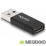 Delock 60001 USB 3.2 Gen 2 Adapter USB Type-A male naar USB, Computers en Software, Overige Computers en Software, Verzenden, Nieuw
