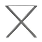 Stalen X tafelpoten set van 2 meubelpoot 69x72 cm metaal gri, Huis en Inrichting, Woonaccessoires | Lijsten, Nieuw, Verzenden