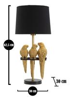 TAFELLAMP PAPEGAAIEN CM Ø 30X62,5, Huis en Inrichting, Ophalen of Verzenden, Nieuw