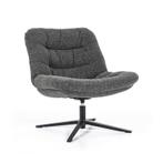 Fauteuil Danica - Antraciet Baquer - 95579 - fauteuils, Nieuw, Overige materialen