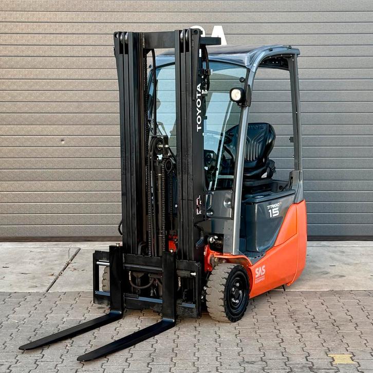 Toyota 8FBE15T/2020/4.7m HH/1500kg/2951 uur/ 3mnd garantie, Zakelijke goederen, Machines en Bouw | Heftrucks en Intern transport