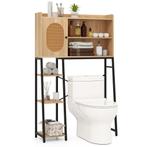 Tweedekans | Coast Toiletkast 89x29x139 cm Natuur –, Huis en Inrichting, Ophalen of Verzenden, Zo goed als nieuw