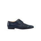 TESTONI - 8 UK - 42 IT - Portonovo Blue Derby Shoes Soft, Nieuw
