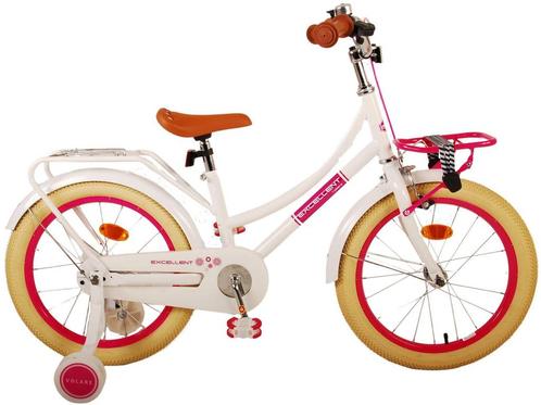 Volare Excellent Kinderfiets - Meisjes - 18 inch - Wit - 95%, Fietsen en Brommers, Fietsen | Meisjes, 18 inch, Nieuw, Verzenden