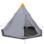 vidaXL Tent 4-persoons grijs, Caravans en Kamperen, Tenten, Verzenden, Nieuw, Tot en met 4