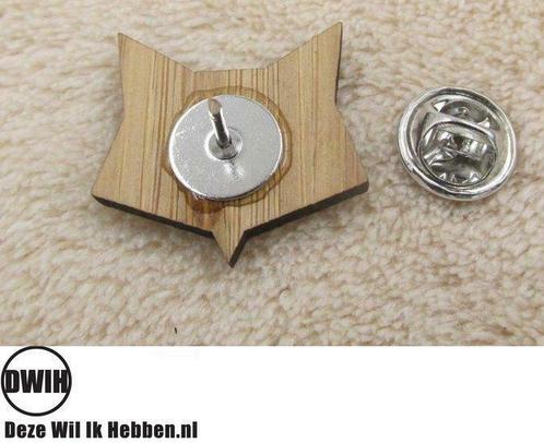 LaserWood Pin / Broche Pinguine, Sieraden, Tassen en Uiterlijk, Overige Accessoires, Verzenden