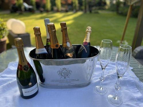 Champagne koeler - met citaten van Lily Bollinger en, Antiek en Kunst, Antiek | Meubels | Tafels
