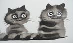Laszlo Tibay (1962) - Trois chatons souriants