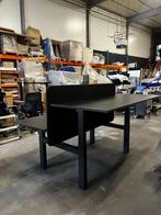 Refurbished Duo Zit Sta Bureau, Voorzien Van Nieuwe Bladen, Huis en Inrichting, Bureaus, Verzenden, In hoogte verstelbaar, Zo goed als nieuw