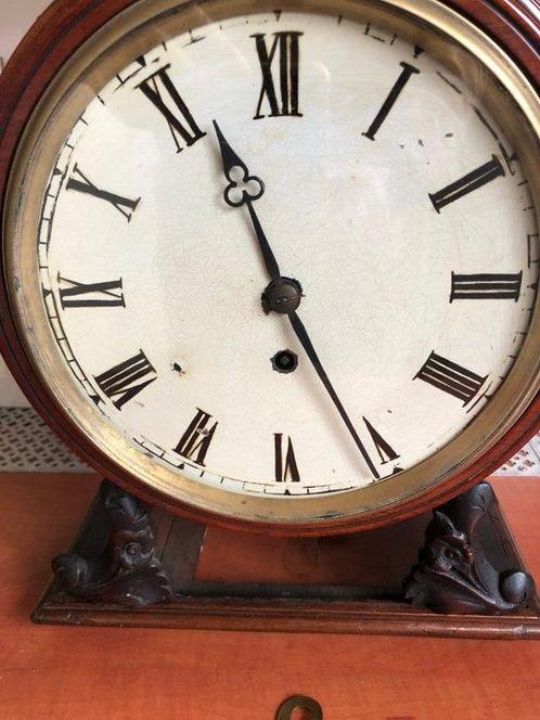 Wandklok Victoriaans - Mahonie - 1850-1900 - fusee snek, Antiek en Kunst, Antiek | Klokken