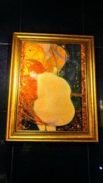 100% natuurlijk - Barnsteen - Baltic Amber mosaic - Klimt, Verzamelen, Nieuw
