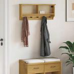 vidaXL Wandkapstok SANDNES 87x12x35 cm massief grenenhout, Huis en Inrichting, Woonaccessoires | Kapstokken, Verzenden, Nieuw
