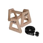 Houten opdrukstangen - XXL - 39x20x20 cm, Verzenden, Nieuw