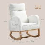 TRUUSK Schommelstoel - Relaxfauteuil - Dikke Bekleding - Knu, Huis en Inrichting, Fauteuils, Verzenden, Nieuw