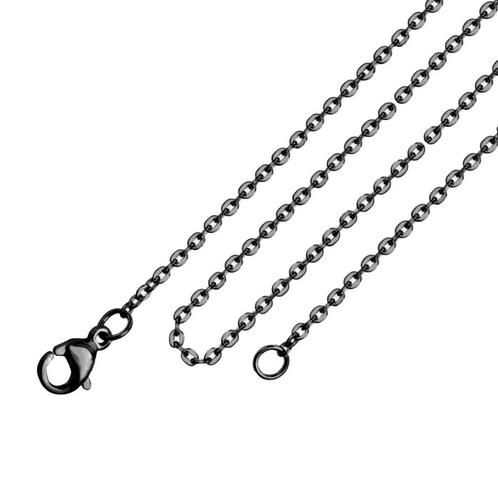 Fako Bijoux® - Schakelketting RVS - Ketting Staal -, Sieraden, Tassen en Uiterlijk, Kettingen, Verzenden