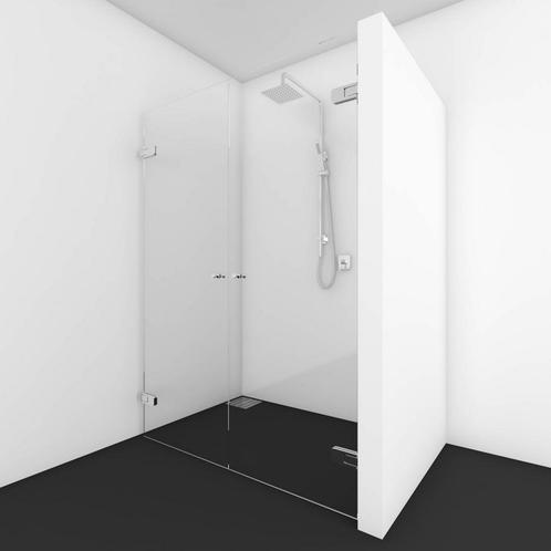 Pendeldeuren Van Rijn Helder Glas 200x100 cm Ronde Knop, Doe-het-zelf en Verbouw, Sanitair, Douche, Nieuw, Ophalen of Verzenden