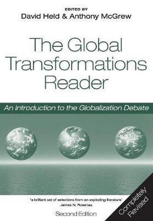 Global Transformations Reader 9780745631356 D Held, Boeken, Overige Boeken, Gelezen, Verzenden