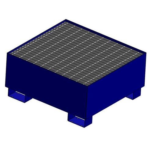 Lekbak van Staal Vatenlekbak Opvangbak 1 Vat 220L 85x80x41cm, Zakelijke goederen, Kantoor en Winkelinrichting | Magazijn, Stelling en Opslag
